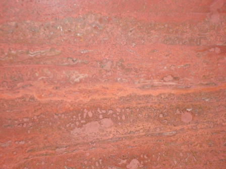 Red Travertine Slab